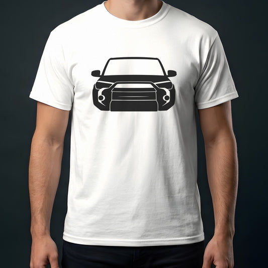 Toyota 4Runner 2025-2026 front view t-shirt in White