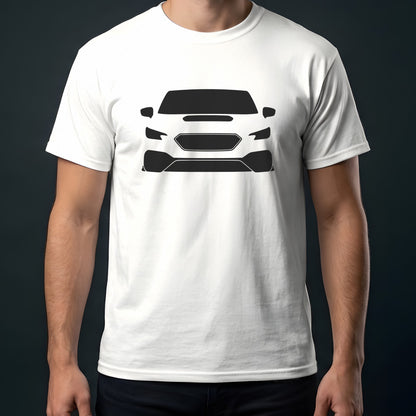 Subaru WRX 2022-2026 front view t-shirt in White