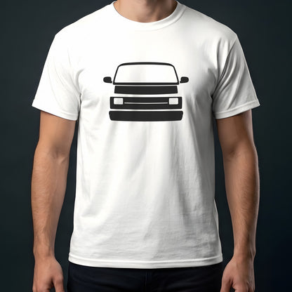 Dodge Ram Van 1971-2003 front view t-shirt in White