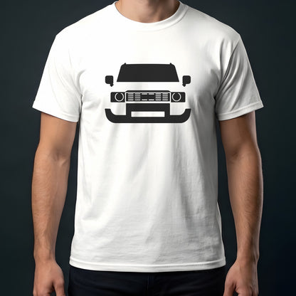 Toyota Land Cruiser 2024-2026 front view t-shirt in White