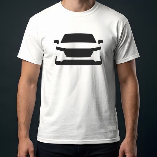 Honda CR-V 2023-2026 front view t-shirt in White