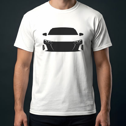 Audi e-tron GT 2022-2026 front view t-shirt in White