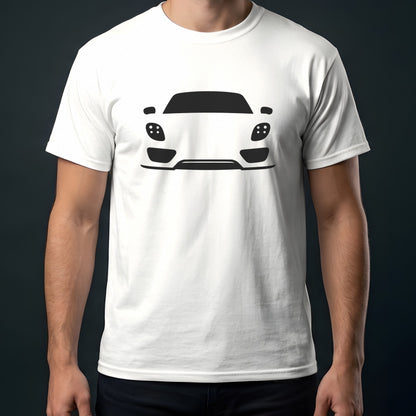 Porsche 918 Spyder 2014-2015 front view t-shirt in White