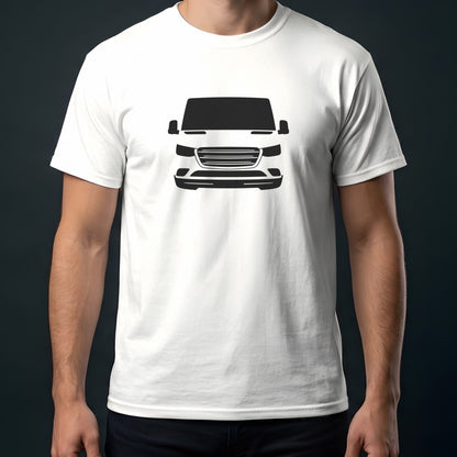 Mercedes-Benz Sprinter 2019-2026 front view t-shirt in White