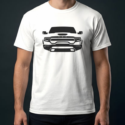 Ram 1500 TRX 2021-2024 front view t-shirt in White