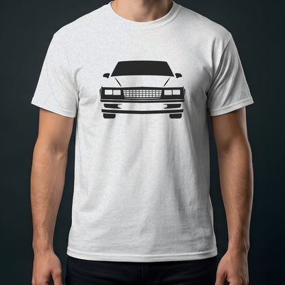 Chevrolet Monte Carlo SS 1983-1988 front view t-shirt in Ash