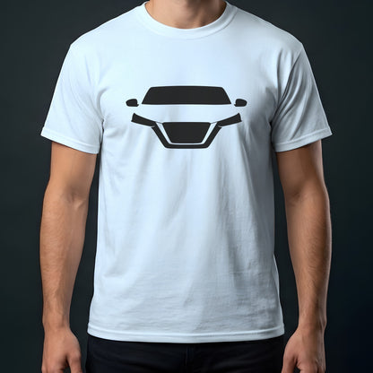 Nissan Altima 2019-2026 front view t-shirt in Light Blue