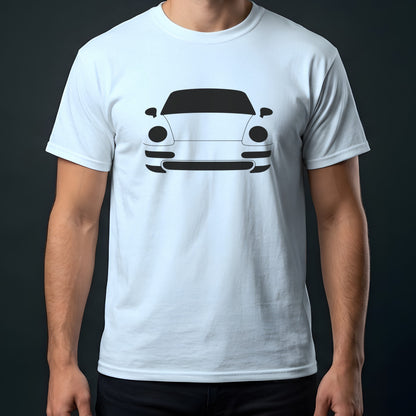 Porsche 911 993 1995-1998 front view t-shirt in Light Blue
