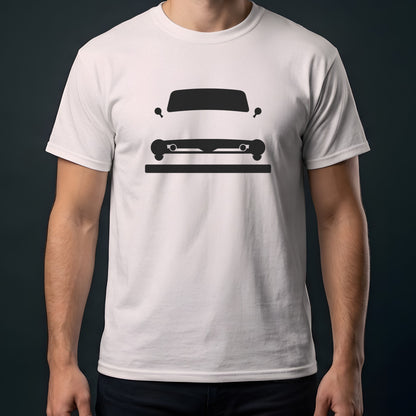 Ford F-100 1953-1956 front view t-shirt in Ice Grey