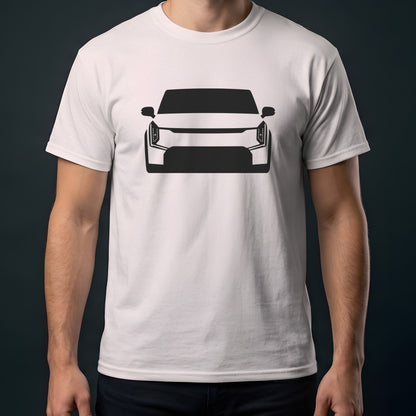Kia EV9 2024-2026 front view t-shirt in Ice Grey