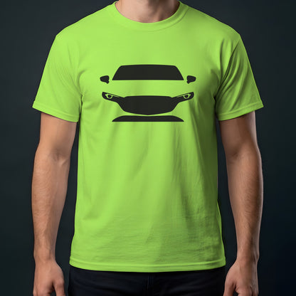 Mazda Mazda3 2019-2026 front view t-shirt in Lime