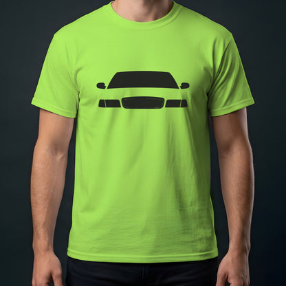 Ford Crown Victoria 1998-2011 front view t-shirt in Lime