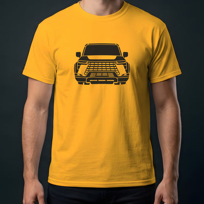 Lexus GX 2024-2026 front view t-shirt in Gold