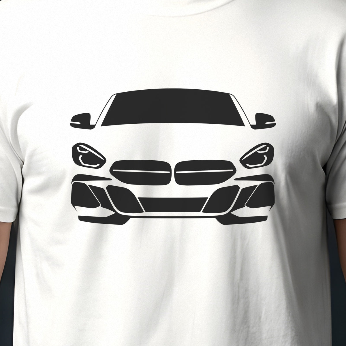 BMW Z4 2019-2026 front view silhouette print close-up