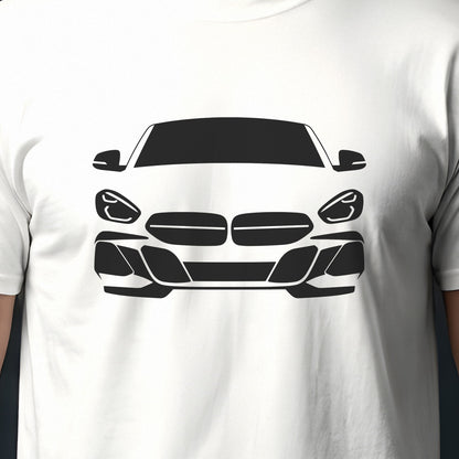 BMW Z4 2019-2026 front view silhouette print close-up