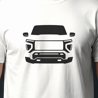 GMC Canyon 2023-2026 front view silhouette print close-up