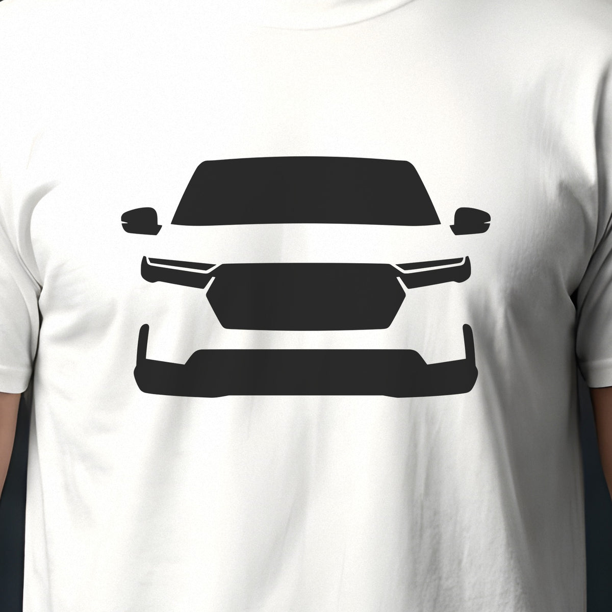 Honda Pilot 2023-2026 front view silhouette print close-up