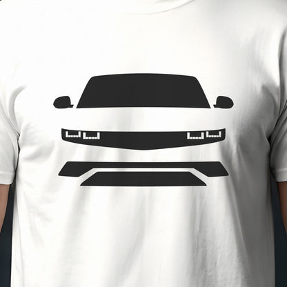 Hyundai Ioniq 5 2022-2026 front view silhouette print close-up
