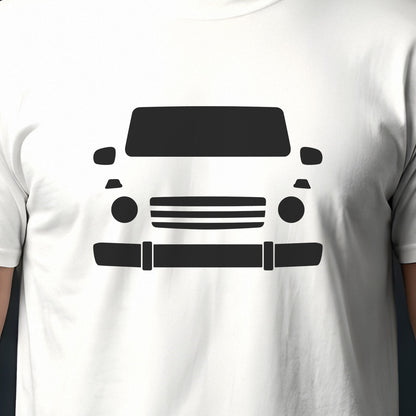 Mercedes-Benz G-Class 1990-2018 front view silhouette print close-up