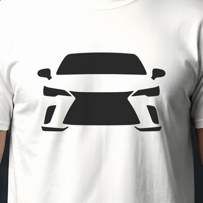 Lexus RX 2023-2026 front view silhouette print close-up