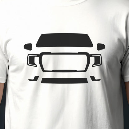 GMC Yukon 2021-2026 front view silhouette print close-up