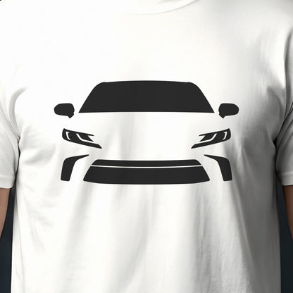 Toyota Camry 2025-2026 front view silhouette print close-up