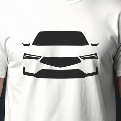 Acura Integra 2023-2026 front view silhouette print close-up