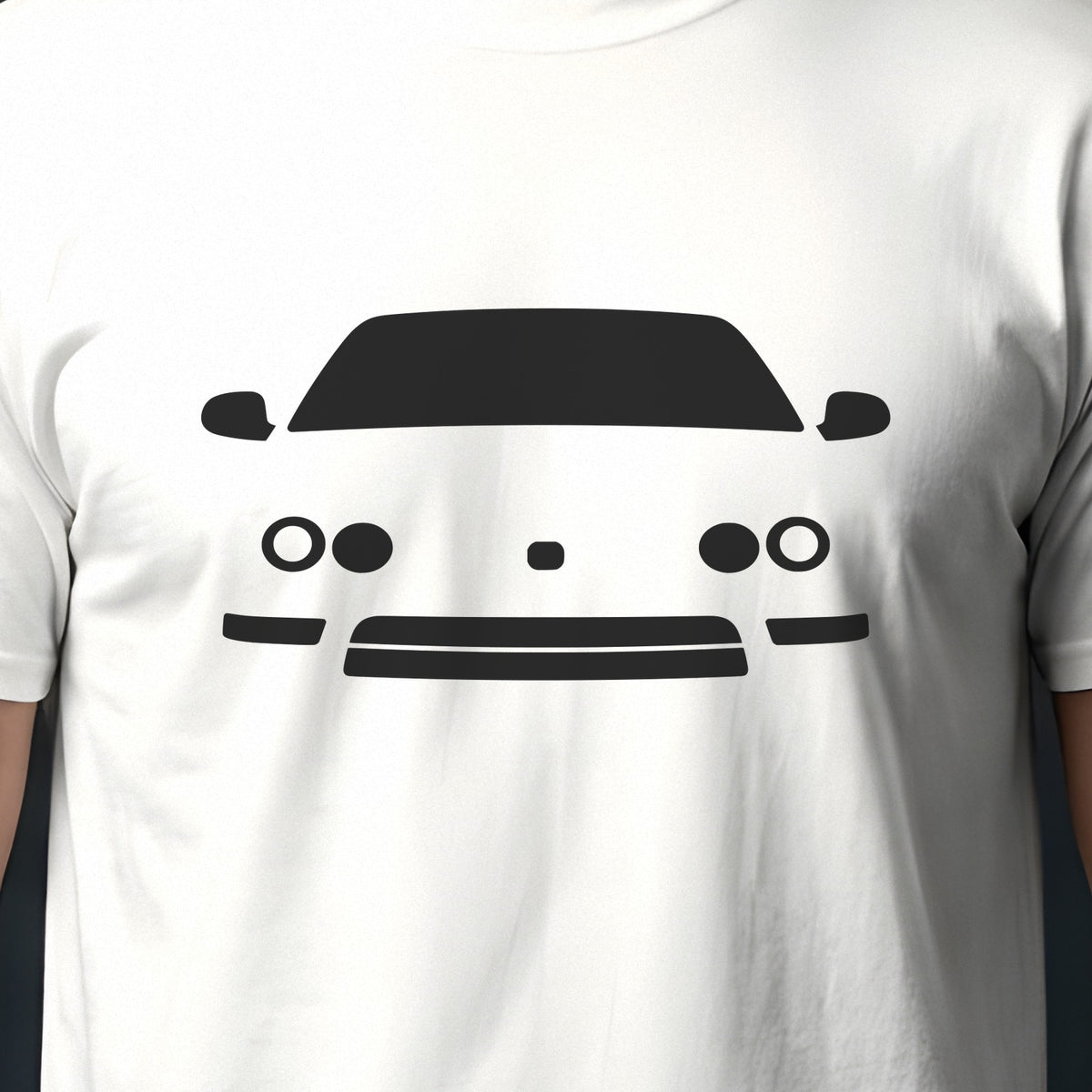 Acura Integra Type R 1997-2001 front view silhouette print close-up