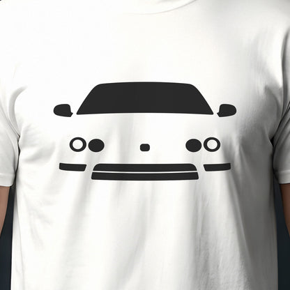 Acura Integra Type R 1997-2001 front view silhouette print close-up