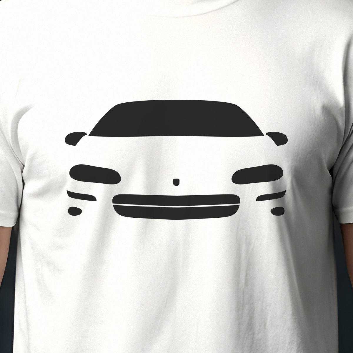 Chevrolet Camaro 1993-2002 front view silhouette print close-up