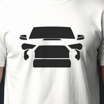 Toyota 4Runner 2010-2024 front view silhouette print close-up