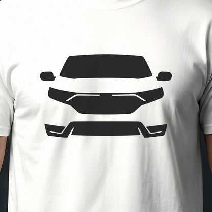 Honda CR-V 2017-2022 front view silhouette print close-up