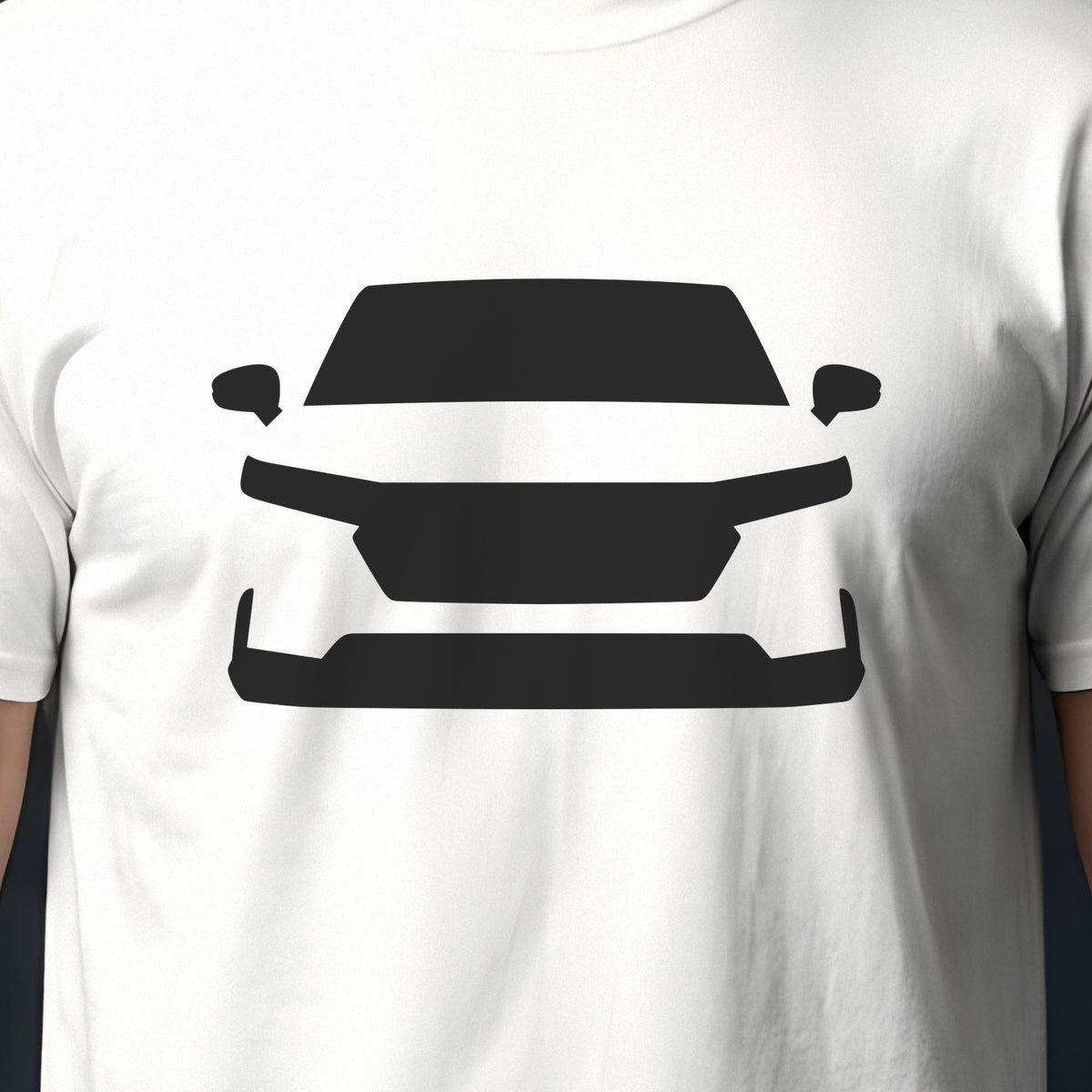Honda CR-V 2023-2026 front view silhouette print close-up
