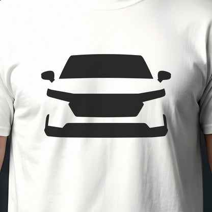 Honda CR-V 2023-2026 front view silhouette print close-up