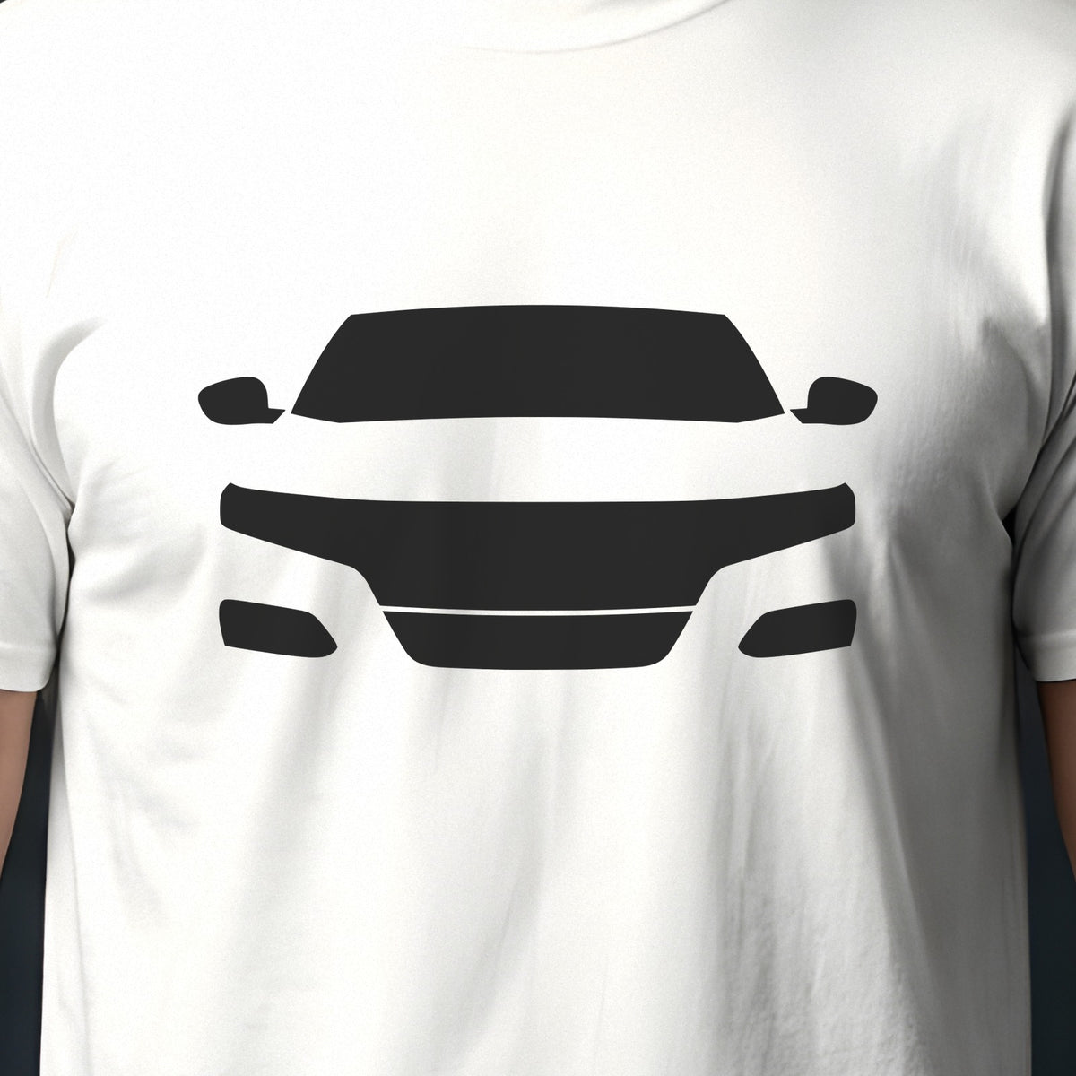 Honda Accord 2018-2022 front view silhouette print close-up