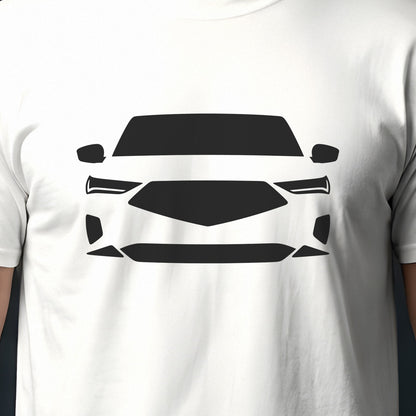 Acura MDX 2022-2026 front view silhouette print close-up