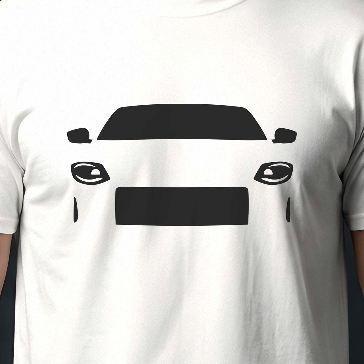 Nissan Z 2023-2026 front view silhouette print close-up