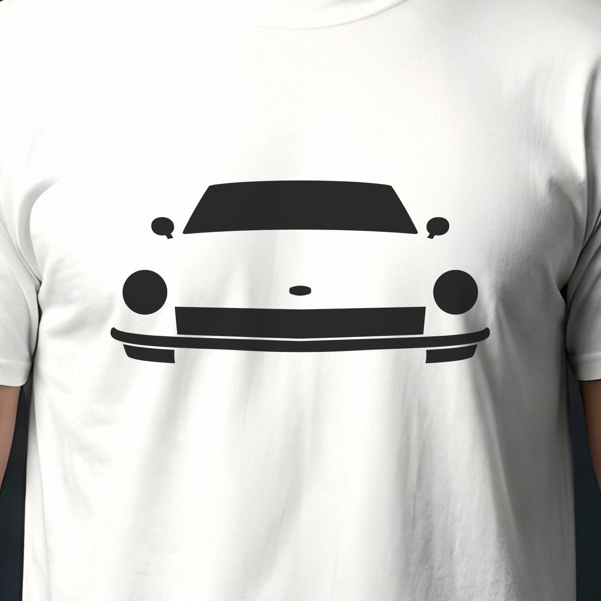 Nissan Datsun 240Z 1970-1973 front view silhouette print close-up