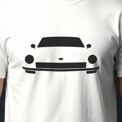 Nissan Datsun 240Z 1970-1973 front view silhouette print close-up