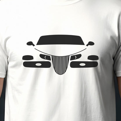 Plymouth Prowler 1997-2002 front view silhouette print close-up