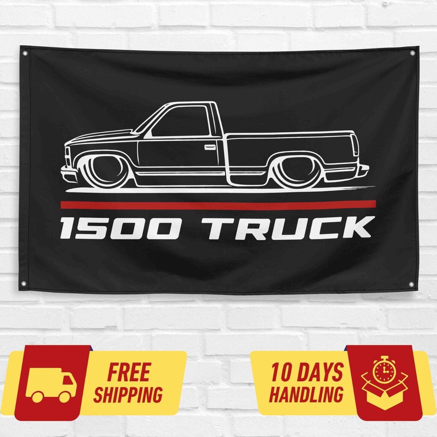 1500 Truck 1989 Car Lovers 3x5 ft Flag Garage Birthday Gift Banner