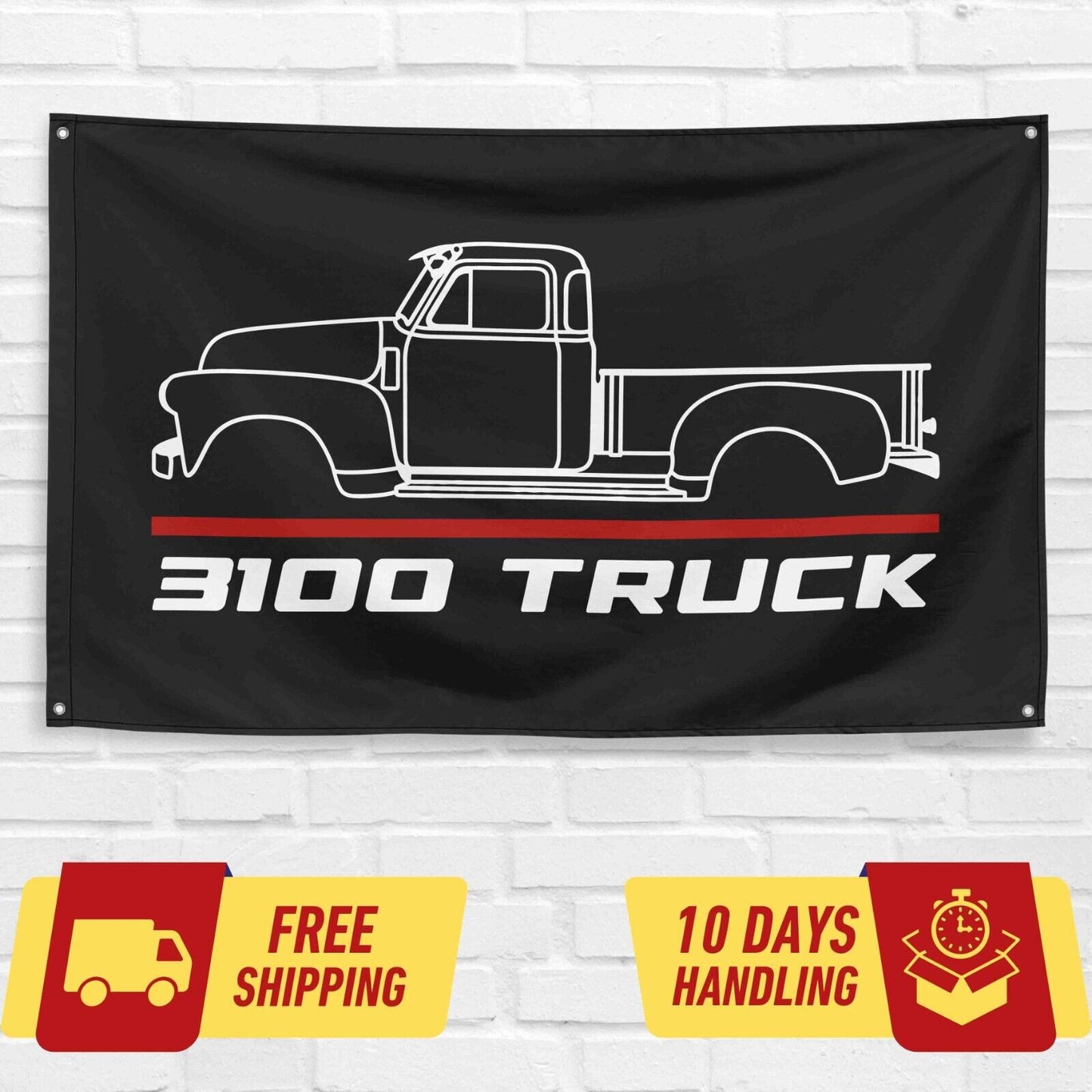 3100 1946 Truck Car Lovers 3x5 ft Flag Garage Birthday Gift Banner