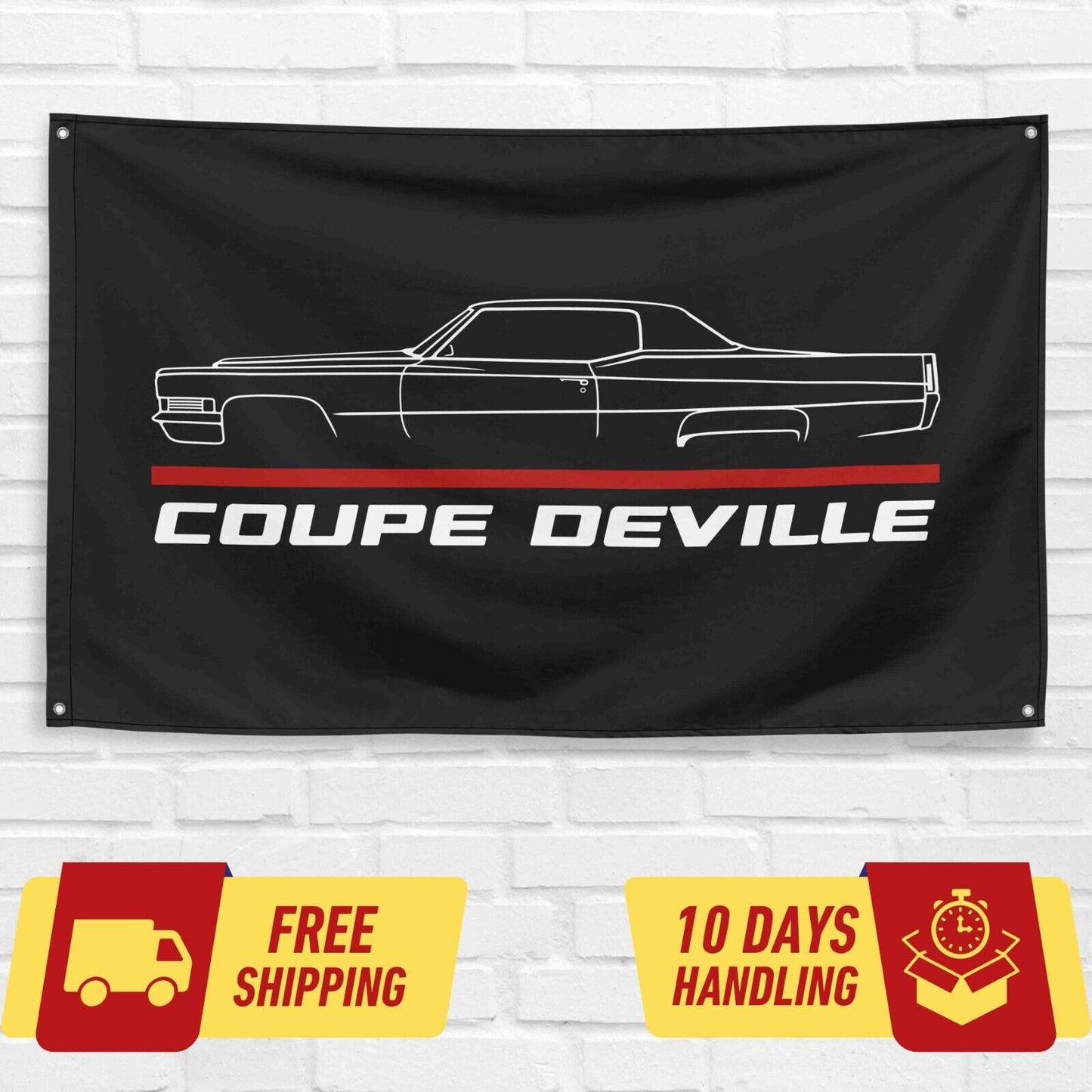 Coupe Deville 1970 Car Lovers 3x5 ft Flag Garage Birthday Gift Banner