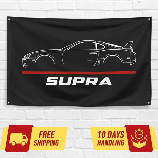 Supra 1994 Car Lovers 3x5 ft Flag Garage Birthday Gift Banner