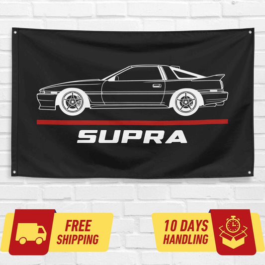 Supra 1992 Car Lovers 3x5 ft Flag Garage Birthday Gift Banner