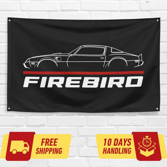 Firebird Trans-Am 1979 Car Lovers 3x5 ft Flag Garage Birthday Gift Banner