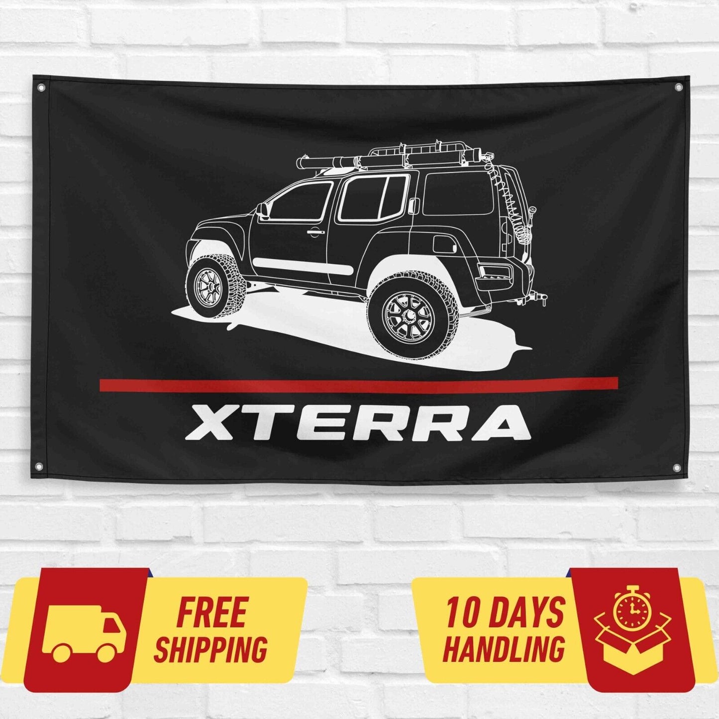 Xterra SUV Car Lovers 3x5 ft Flag Garage Birthday Gift Banner