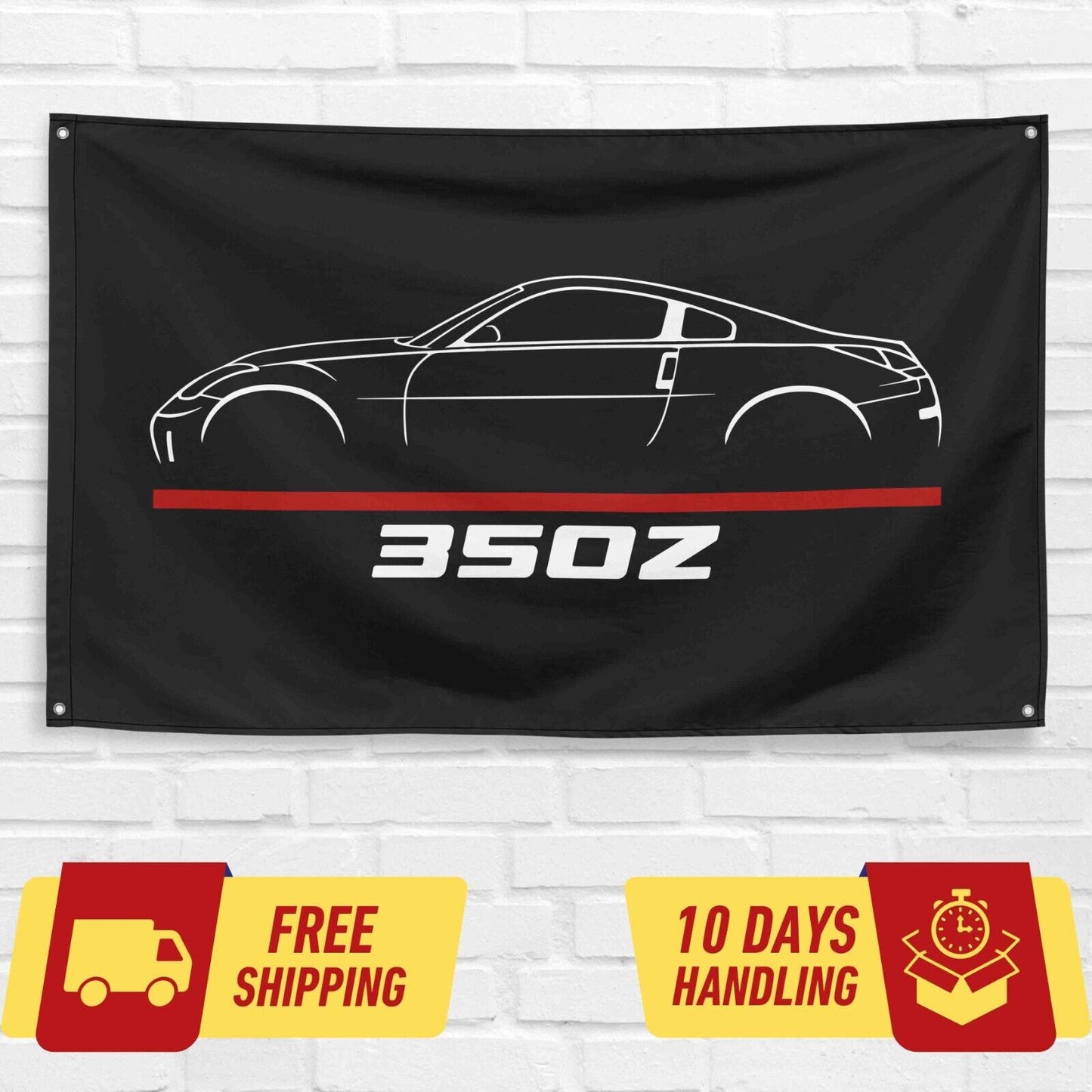 350Z Car Lovers 3x5 ft Flag Garage Birthday Gift Banner