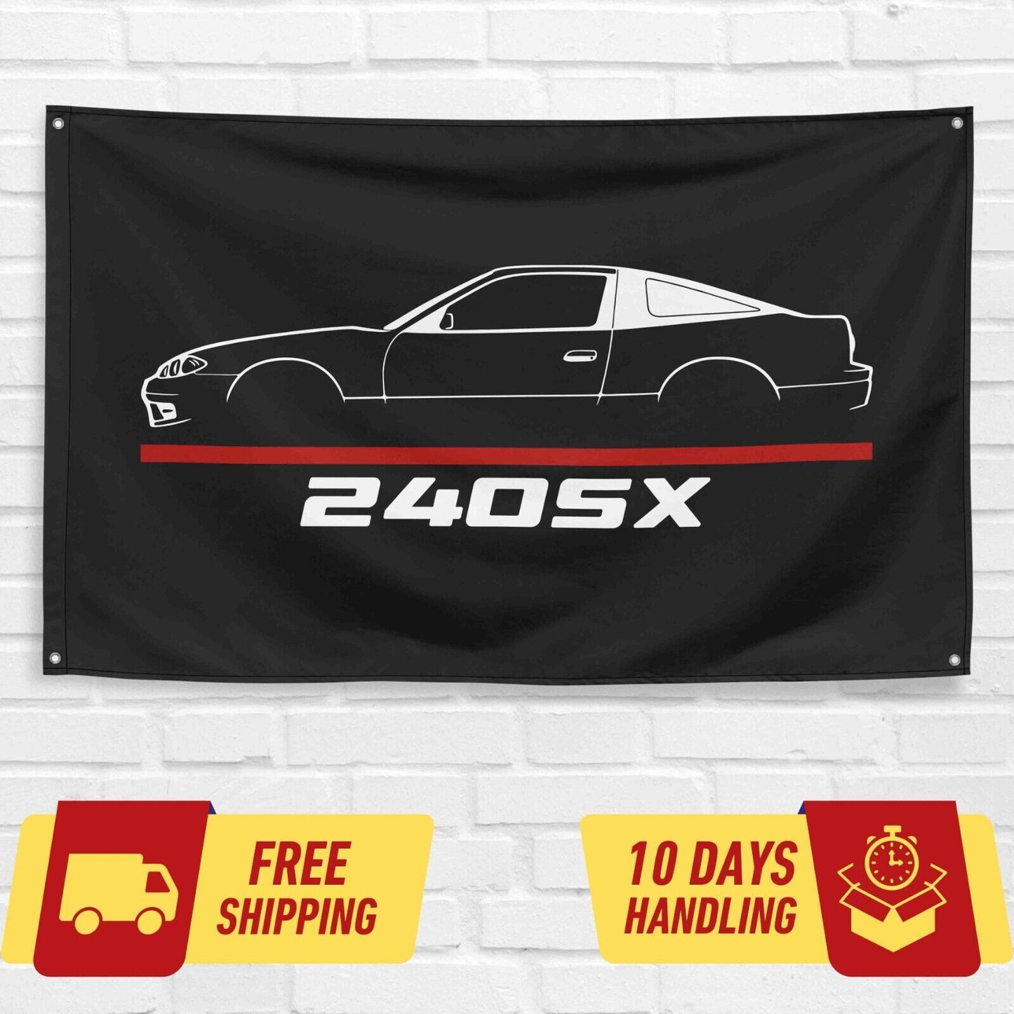 240SX 1992 Car Lovers 3x5 ft Flag Garage Birthday Gift Banner