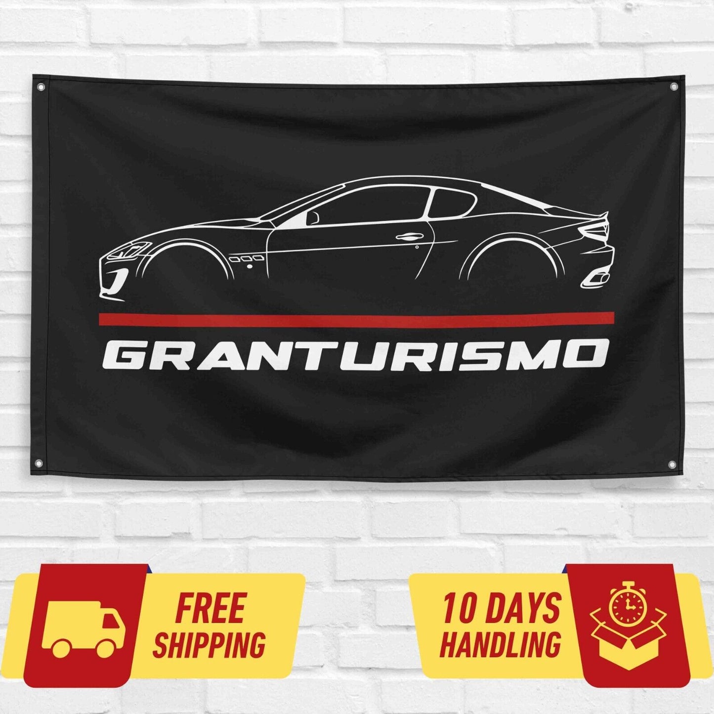 GranTurismo Sport 2014 Car Lovers 3x5 ft Flag Garage Birthday Gift Banner